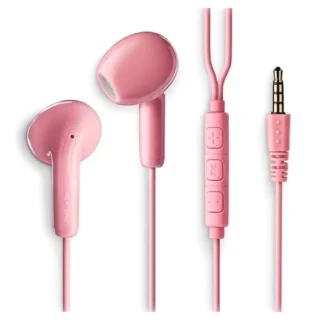 NGS Cross Flip Auriculares Intrauditivos con Micro Jack 3.5 Rosas