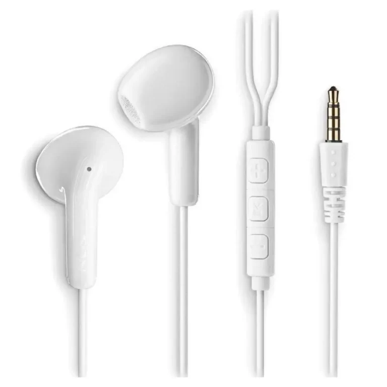 NGS Cross Flip Auriculares Intrauditivos con Micro Jack 3.5 Blancos