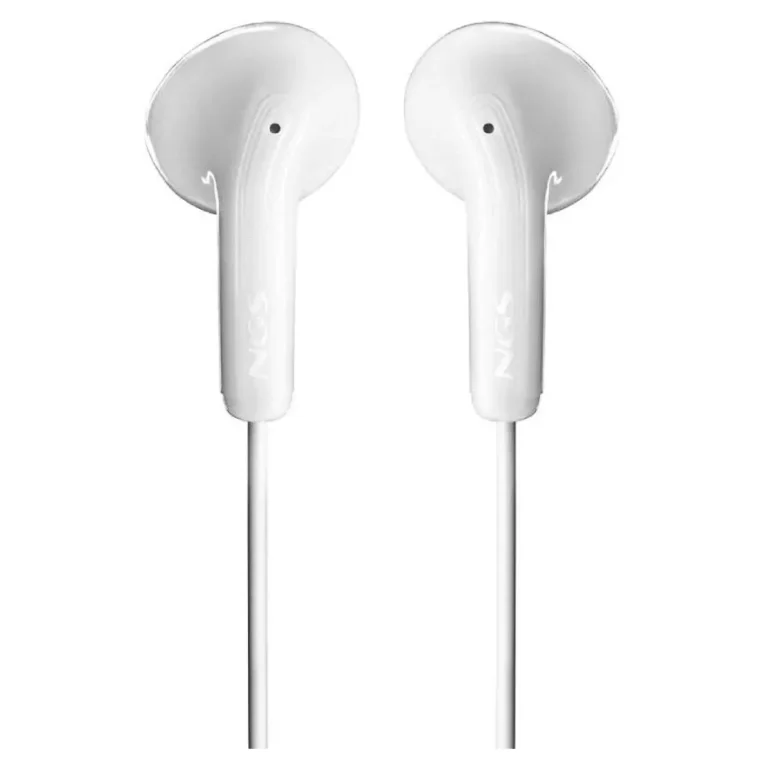 NGS Cross Flip Auriculares Intrauditivos con Micro Jack 3.5 Blancos