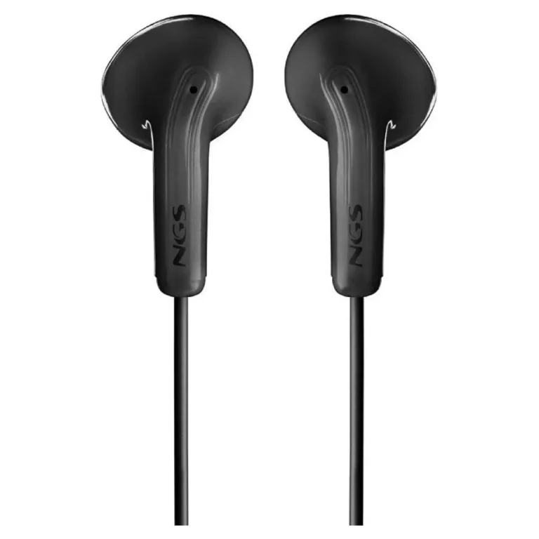 NGS Cross Glide Auriculares Intrauditivos con Micro USB Tipo-C Negros