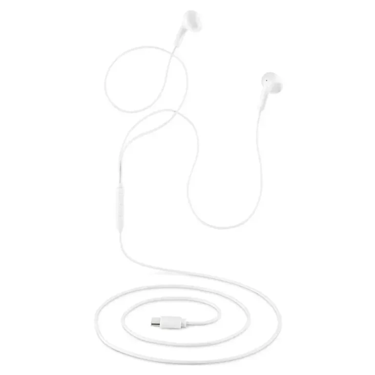 NGS Cross Glide Auriculares Intrauditivos con Micro USB Tipo-C Blancos