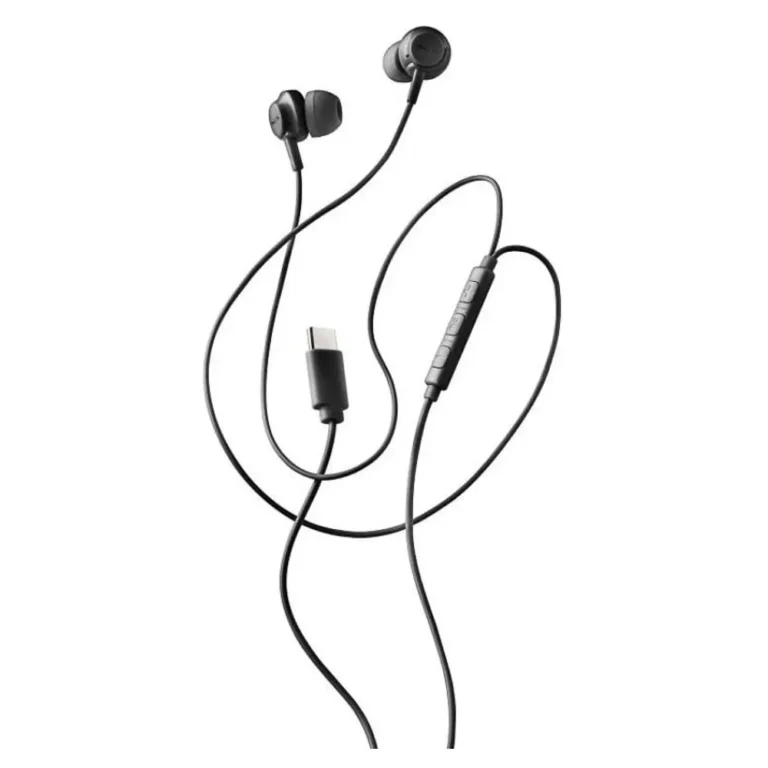 NGS Cross Step Auriculares Intrauditivos con Micro USB Tipo-C Negros
