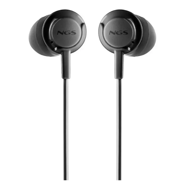 NGS Cross Step Auriculares Intrauditivos con Micro USB Tipo-C Negros