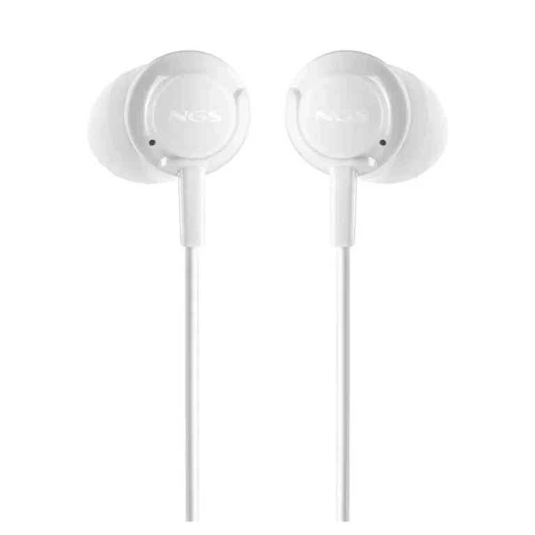 NGS Cross Step Auriculares Intrauditivos con Micro USB Tipo-C Blancos