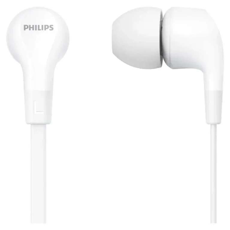 Philips TAE1105WT Auriculares Intrauditivos con Micro Jack 3.5 Blancos