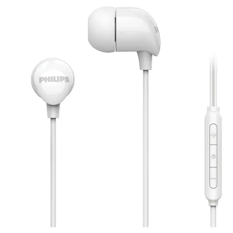 Philips TAE2146WT Auriculares Intrauditivos con Micro USB Tipo-C Blancos
