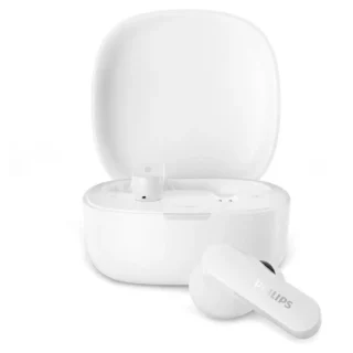 Philips TAT2100WT Auriculares Bluetooth con estuche de carga Autonomía 8h Blancos