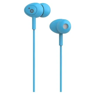 Sunstech Pops Auriculares Intrauditivos con Micro Jack 3.5 Azules