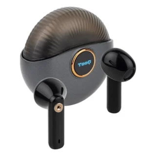 TooQ Snail TQBWH-0060G Auriculares Bluetooth con estuche de carga Autonomía 4h Grises y Negros