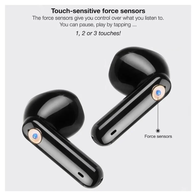 TooQ Snail TQBWH-0060G Auriculares Bluetooth con estuche de carga Autonomía 4h Grises y Negros