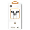 Tech One Tech earTECH TEC1305 Auriculares Intrauditivos con Micro USB Tipo-C Negros