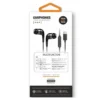 Tech One Tech earTECH TEC1305 Auriculares Intrauditivos con Micro USB Tipo-C Negros