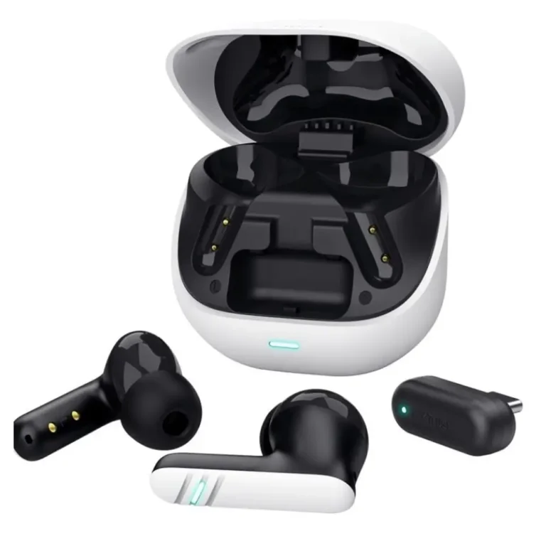 Trust GXT 409 Oxxie 25478 Auriculares Bluetooth con estuche de carga Autonomía 7h Blanco y Negro