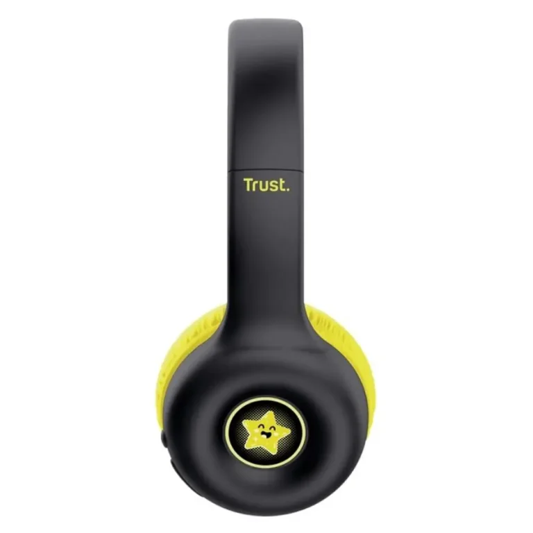 Trust Nouna Kids Negros Auriculares Infantiles Inalámbricos con Micro