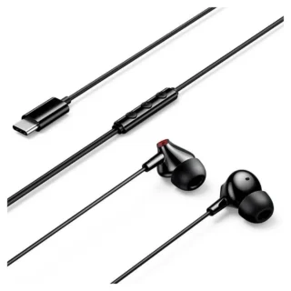 Vention Echo Lite USB-C In-Ear Auriculares Intrauditivos con Micro USB Tipo-C Negros