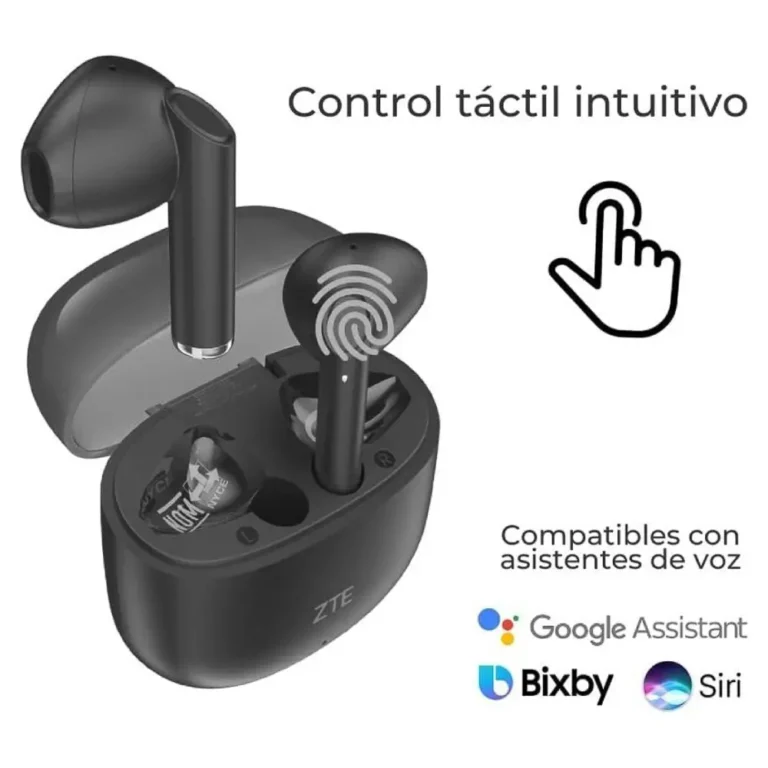 ZTE Buds 2 Auriculares Bluetooth con Micro y estuche de carga Autonomía 5h
