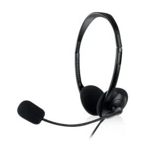 Ewent EW3568 Auricular Alámbrico USB Con Micro 2,1m Negro