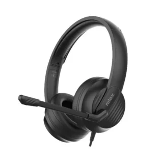 Nilox NXAUCENC01 Auriculares con Micro USB-C + Adapt USB-A