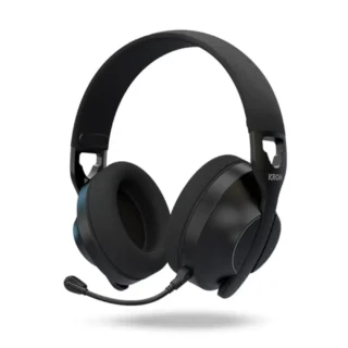Krom Phase NXKROMPHASEBK Auriculares Gaming Inalámbricos BT y Cable con Micro Negros