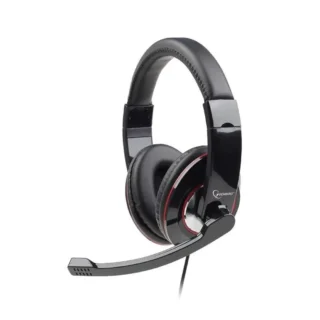 Gembird MHS-001 Auriculares Alámbricos con Micro y Control de Volumen Negro