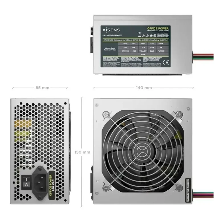 Aisens ASPC 500ATX SEO 500W Ventilador 12cm 220V 50/60 Hz OEM