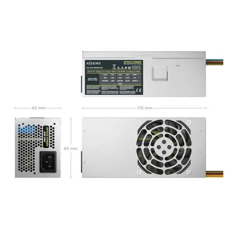 Aisens ASPC 500TFX SEO Fuente de Alimentación TFX 500W Ventilador 8cm OEM