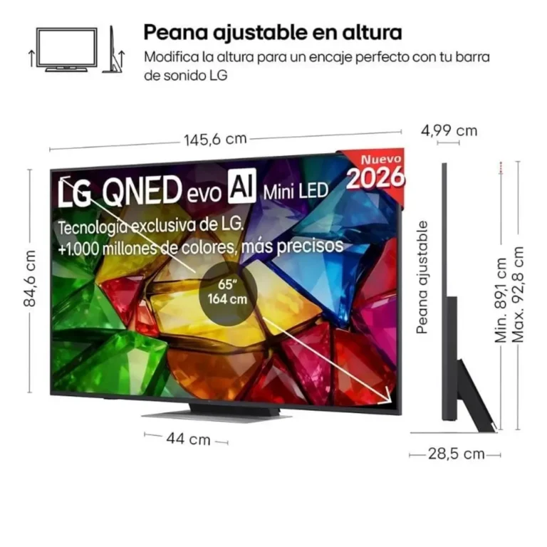 LG Mini RGB EVO AI MRGB86 Televisor 65" Ultra HD 4K Smart TV WiFi