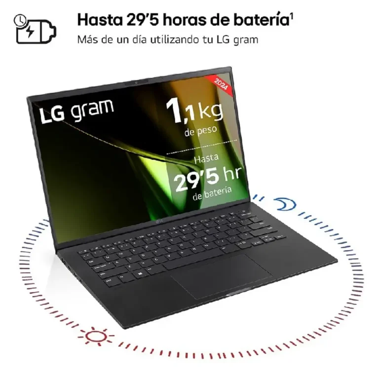 LG Gram 14ZB90S-G.AX55BN Ultra 5-115U 16GB 512GB SSD 14" Sin Sistema Operativo