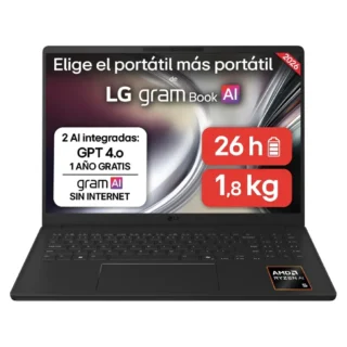LG GramBook 16UD55U-G.AX85BN Ryzen™ AI 7-445 32GB 512GB FreeDOS 16" Negro