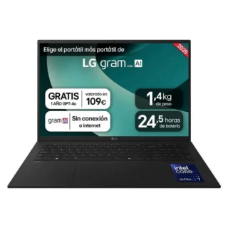 LG Gram 17Z90TL-G.AU88BN Ultra 7-258V 32GB 1TB Win11H 17" WQXGA Negro