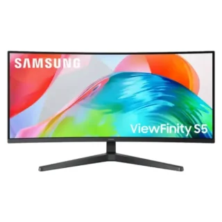 Samsung ViewFinity S55GH Monitor Profesional 34" UWQHD Ultraparonámico Curvo Negro