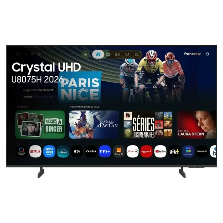 Samsung Crystal 4K AI U8075H 43" Ultra HD 4K Smart TV WiFi