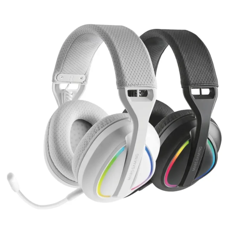 Mars Gaming MHW-QUASAR Auriculares ARGB Inalámbricos con Micro Bluetooth