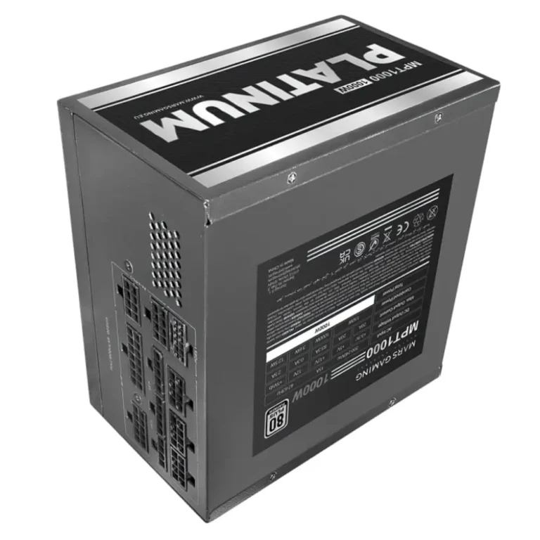 Mars Gaming MPT1000 1000W Ventilador 12cm ATX 80 Plus Platinum