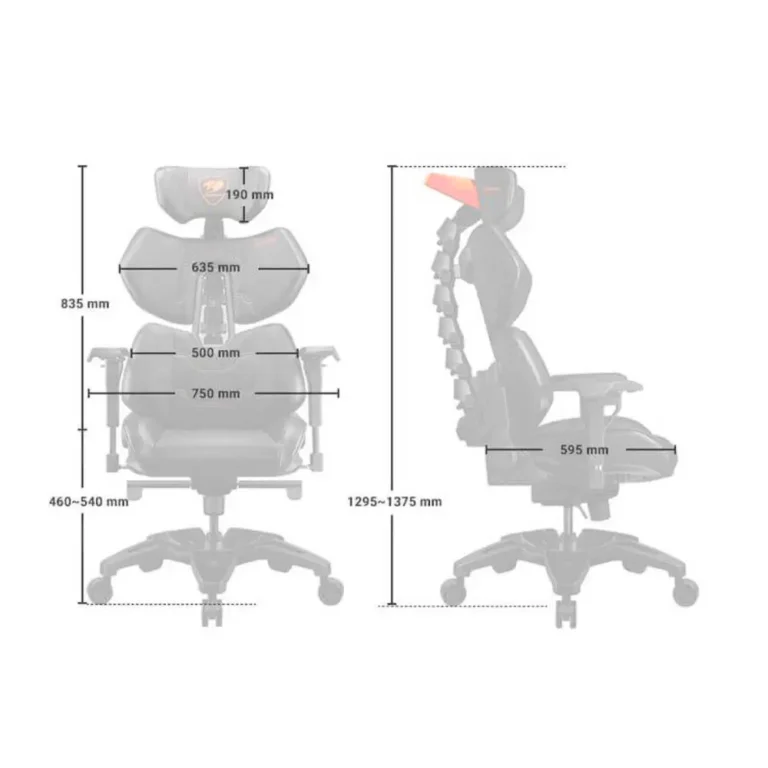 Cougar Terminator 3MTERNXB.0001 Silla Gaming Negro y Naranja