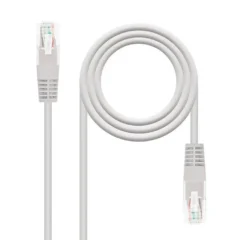 NANOCABLE LATIGUILLO CATEGORIA 6 UTP 1,5 M GRIS