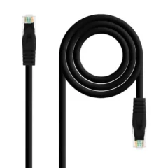 NANOCABLE LATIGUILLO LSZH CAT.6A UTP 25CM NEGRO