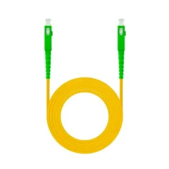 NANOCABLE CABLE FIBRA SC/APC LSZH AMARILLO 1M