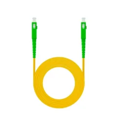 NANOCABLE CABLE FIBRA SC-APC LSZH AMARILLO 30M