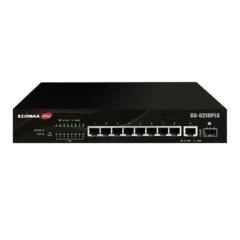 EDIMAX GS-5210PLG SWITCH 10XGBE LR POE+ (1XSFP)