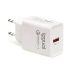 IGGUAL CARGADOR 1XUSB CARGA RAPIDA QC3.0 18W