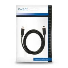 EWENT CABLE USB-C CARGA RAPIDA 100W 20GBPS 4K 1M