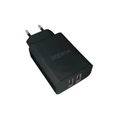 APPROX! CARGADOR USB 12W 2-USB 5V/2.4A