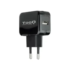 TOOQ TQWC-1S01 CARGADOR DE PARED 1 USB, NEGRO