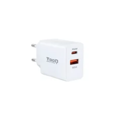 TOOQ CARGADOR DE PARED DOBLE USB-C PD+ USB A
