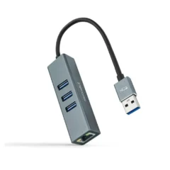 NANOCABLE CONVERSOR USB 3.0 ETHERNET + 3XUSB 3.0