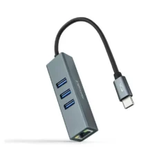 NANOCABLE CONVERSOR USB-C ETHERNET + 3XUSB 3.0