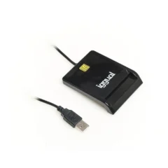 IGGUAL LECTOR TARJETAS ID DNI SIP USB 2.0 NEGRO
