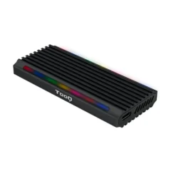 TOOQ CAJA EXTERNA SSD M.2 NGFF/NVME USB-C NEGRO