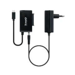 TOOQ ADAPTADOR USB-C PARA DISCOS 2,5"/3,5"